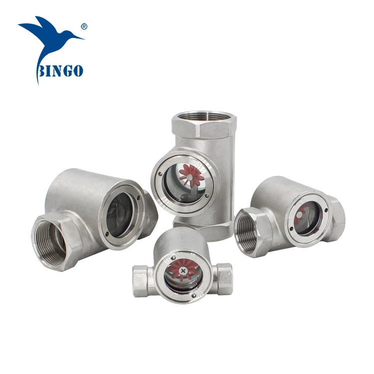 Stainless Steel Paddle Wheel Inline Water Flow Meter