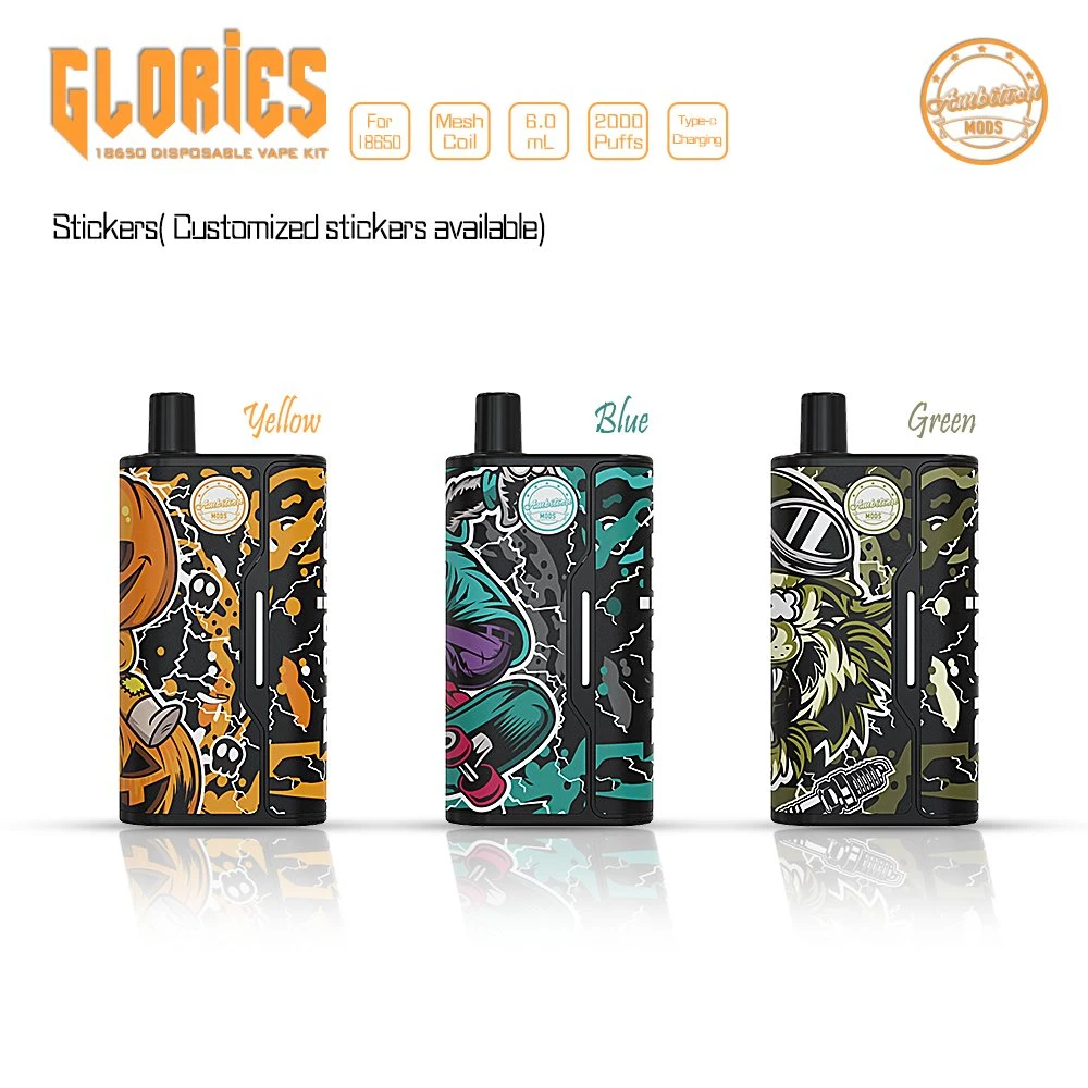 2022 Best Selling Disposable/Chargeable Vape Wholesale/Supplier 2000 Puffs Mesh Coil