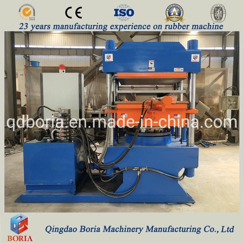 CE 4 Column Type Automatic Hydraulic Rubber Platen Vulcanizing Press with PLC