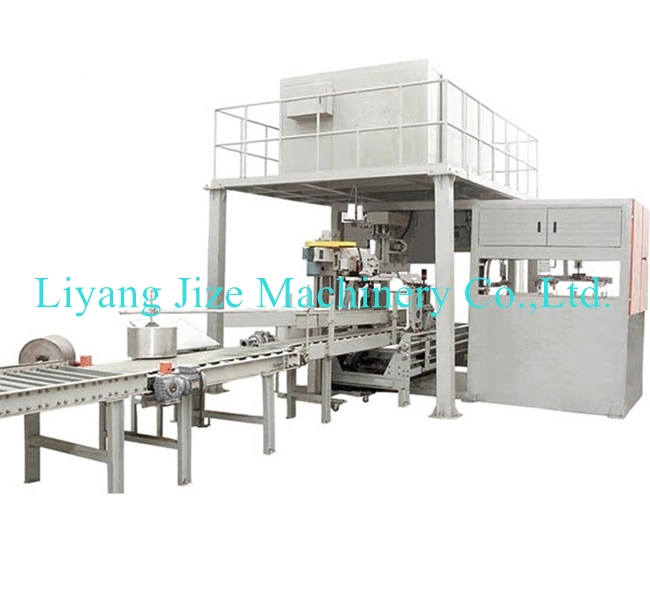 Jz CE Apm-800 Full Automatic Packager Machine Full Auto Weighing Filling Packing Sewing Machine Full Auto Packing Scale