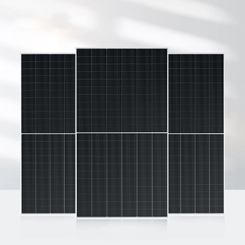 تخفيضات ساخنة في أوزبكستان 655W Monocryston Solar Panel نصف قطع الخلية