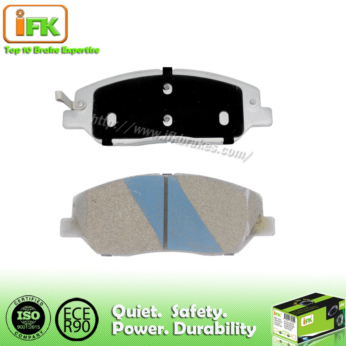 Auto Parts Semi-Metallic Ceramic Front Disc Brake Pad 581010wa00/Gdb3418/D1202 for Hyundai Santa Fe Rohens Grand Santafe Borrego