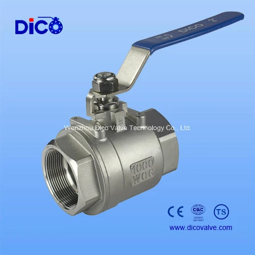 Stainless Steel 2PC Thread Ball Valves with Ce Certificate