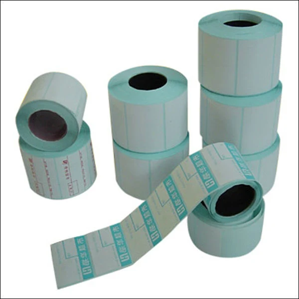 Free Sample Die Cut Self Adhesive Direct Thermal Label Sticker Paper Zebra Barcode Label Roll