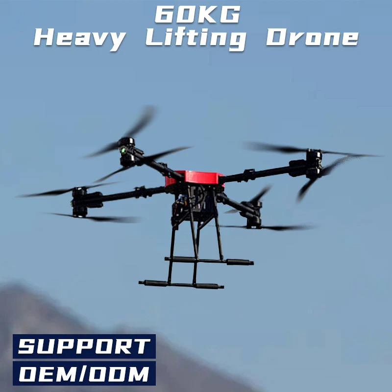 60 Kg Heavy Duty Transport Shipping Drone for Delivery of Goods Use in Construction