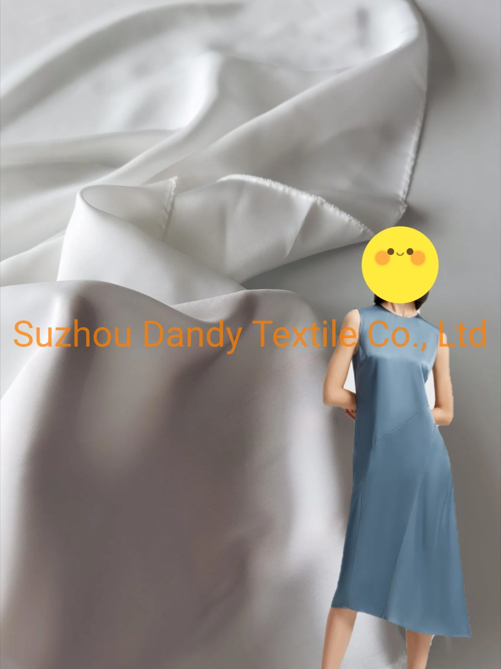 High Performance Pajamas Woven Polyester Textile 50d Satin Chiffon Twisting Garment Fabric