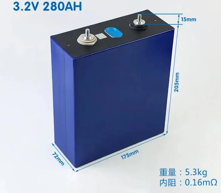 Rechargeable Battery LiFePO4 LiFePO4 3.2V 280ah for Solar Energy Storage Battery