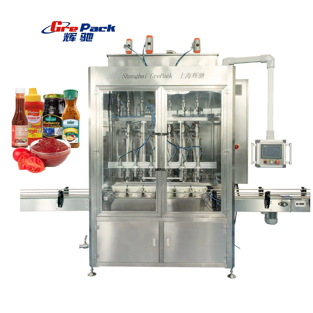 Automatic Sauce Jam Honey Bottle Filling Machine Without Dripping