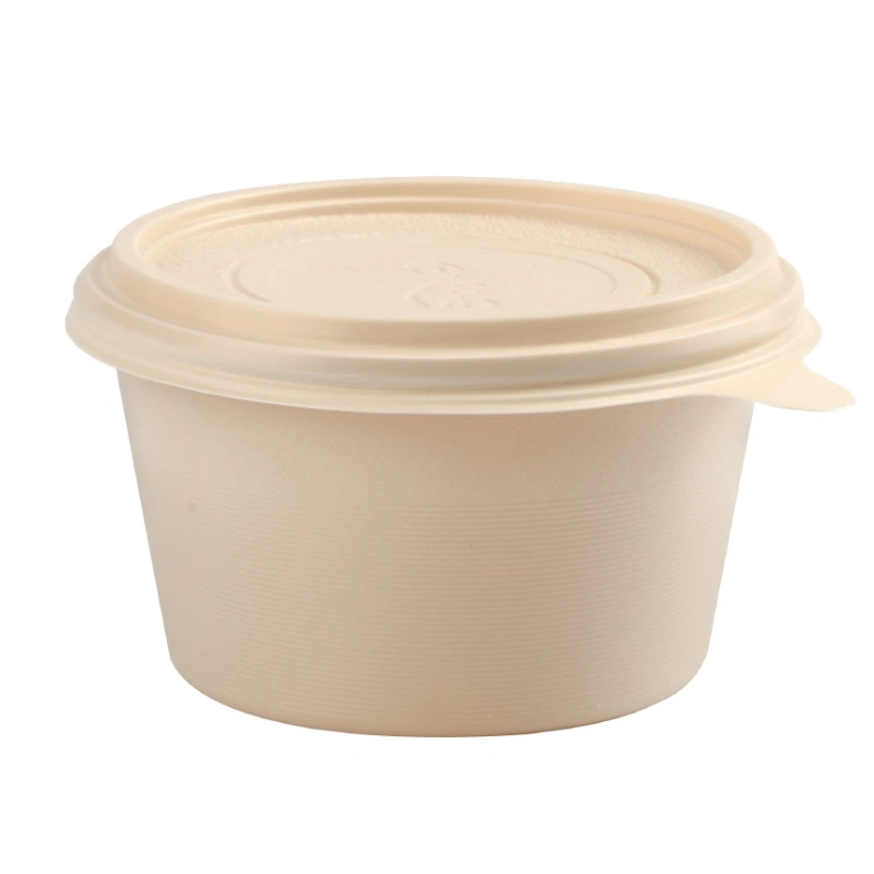 Biodegradable Corn Starch Food Packaging Bowl Disposable Lunch Box with Lid