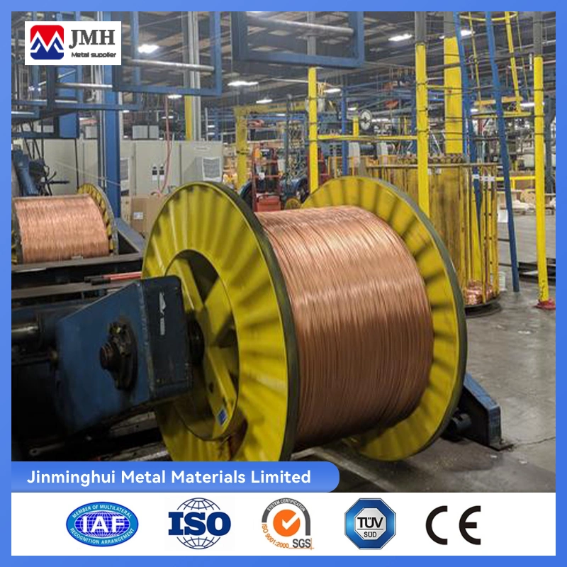 99.9% Copper Wire Rod ASTM C51900 Cu-ETP Cu-Ofe Red Copper Wire