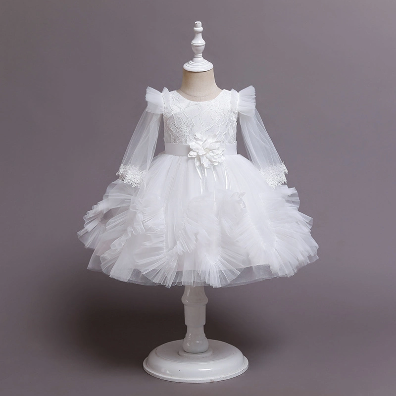 Baby Wear Wedding Dress Puffy Nets Girls Party Garment Baby Ball Gown