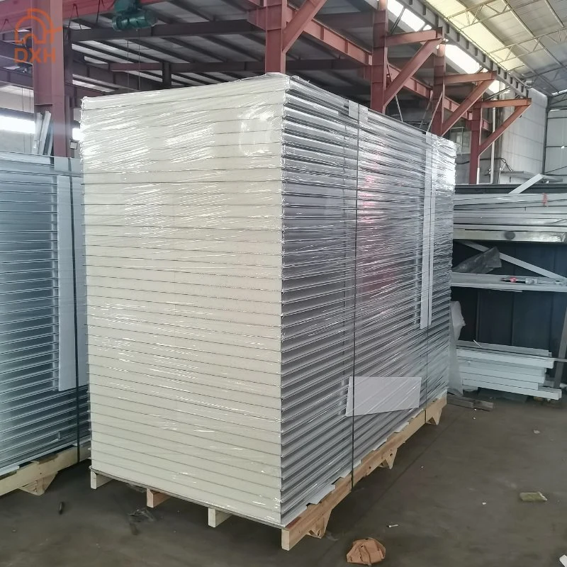 950/1150mm Fireproof Dxh Road Shipping and by Sea PU Wall Panels Polyurethane Composite Panel