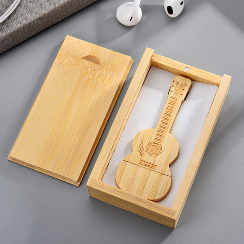 High Speed Wooden Guitar USB 3,0 Flash Drive 32GB Regalo Unidad USB