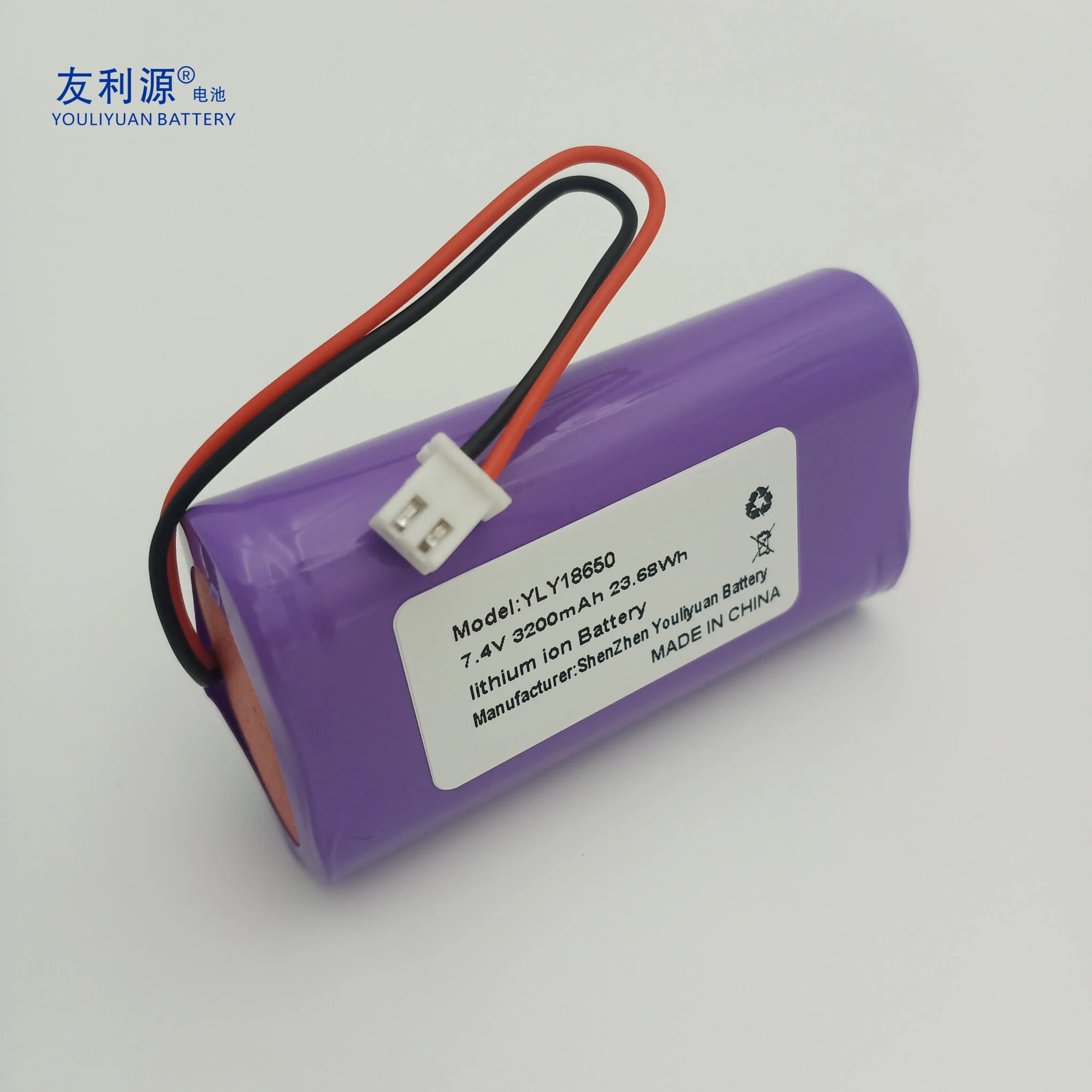 Bateria de iões de lítio recarregável de 200mAh e 7,4V de 2s1p, 18650 3200mAh Bateria de emergência bateria de eléctrico bateria Leitor de jogo baterias Câmara digital Baterias