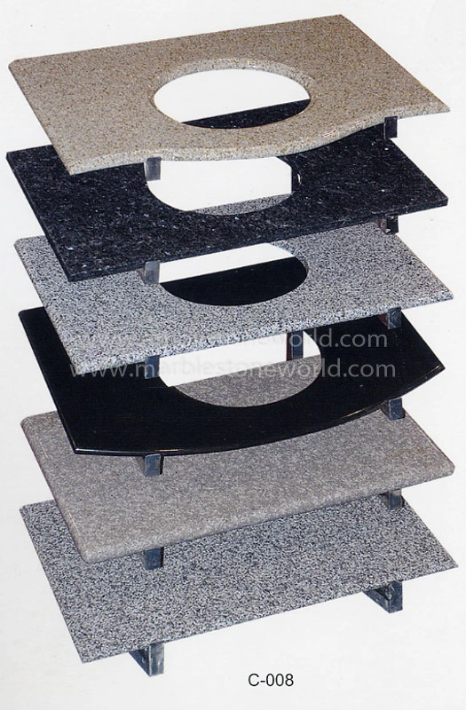 Natural Stone Cosmic Black Granite Marble Quartz Quartzite Bathroom Vanity Tops for Hotel Commercial Projects