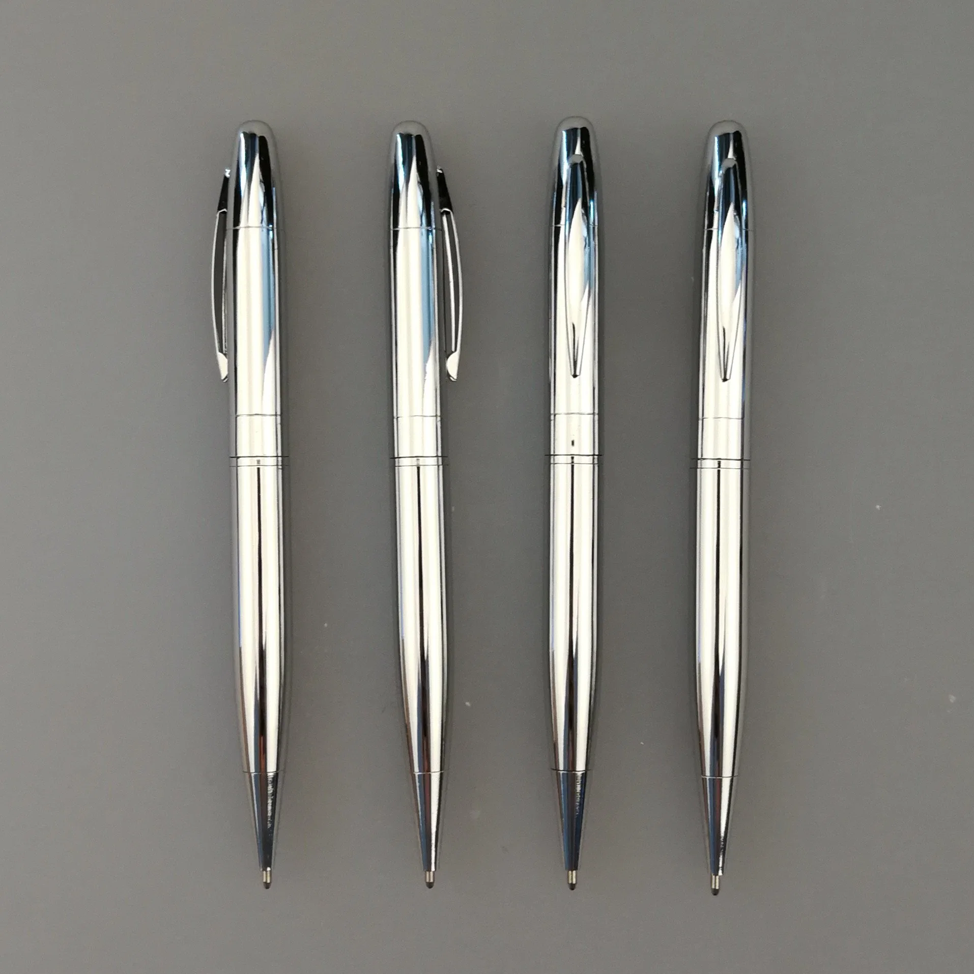 Popular Metal Good Quality Twist Action Customized Logo Cheap Ball Point Pen