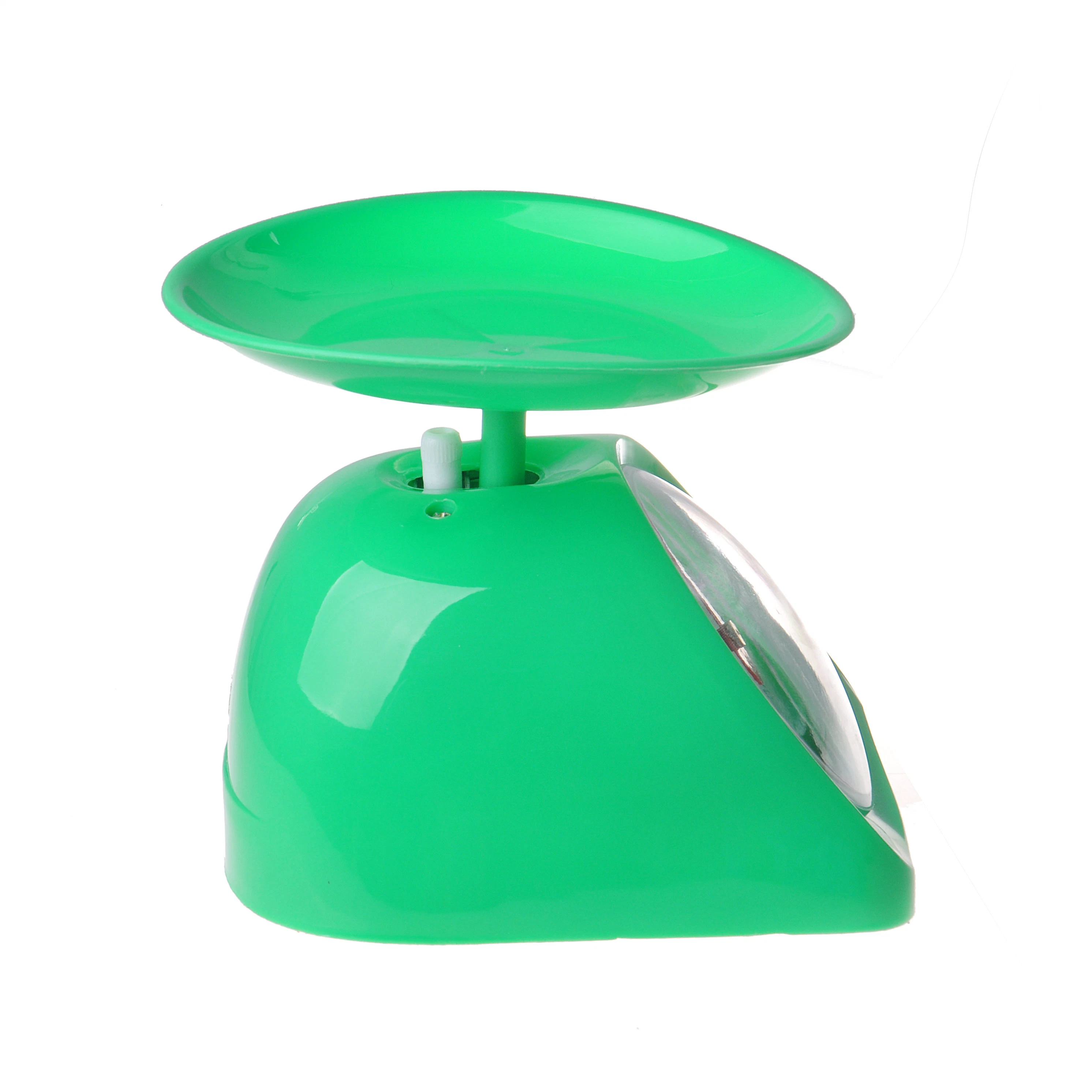 Green Round Household Kitchen Mechanical Scales