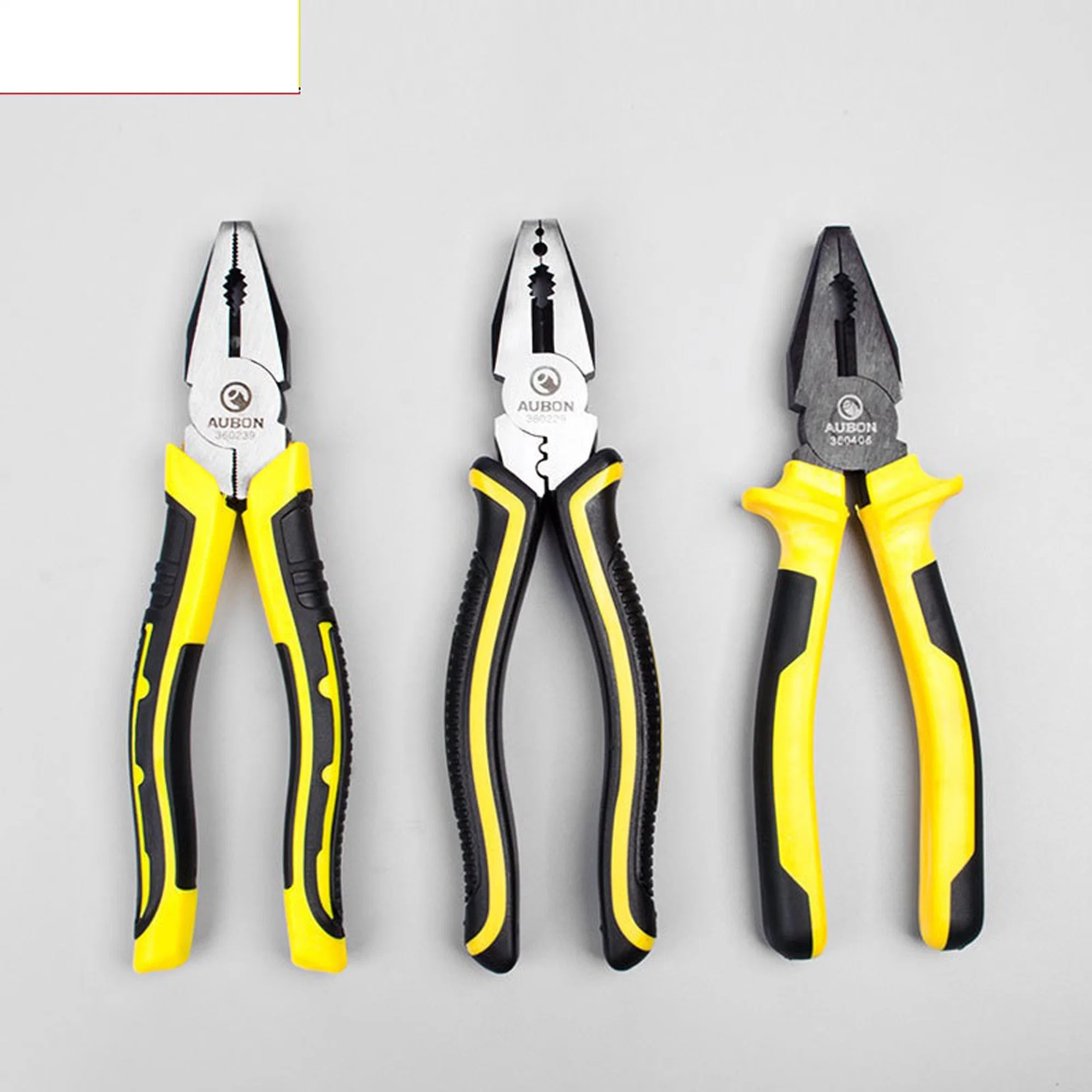 3 PCS High Leverage Pliers Set Long Needle Nose Pliers 7" Diagonal Cutting Pliers