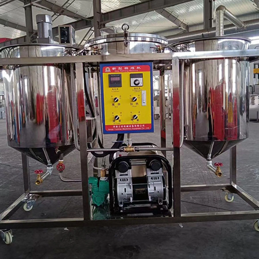 Professional Design Full Production Line Crude Red Palm Oil Refining Machine