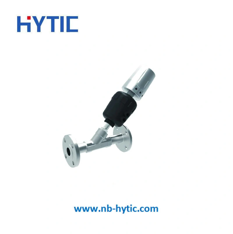 Hytic Sanitary SS316L Flanged Proportional Adjustment Angle Seat Valve Asv200