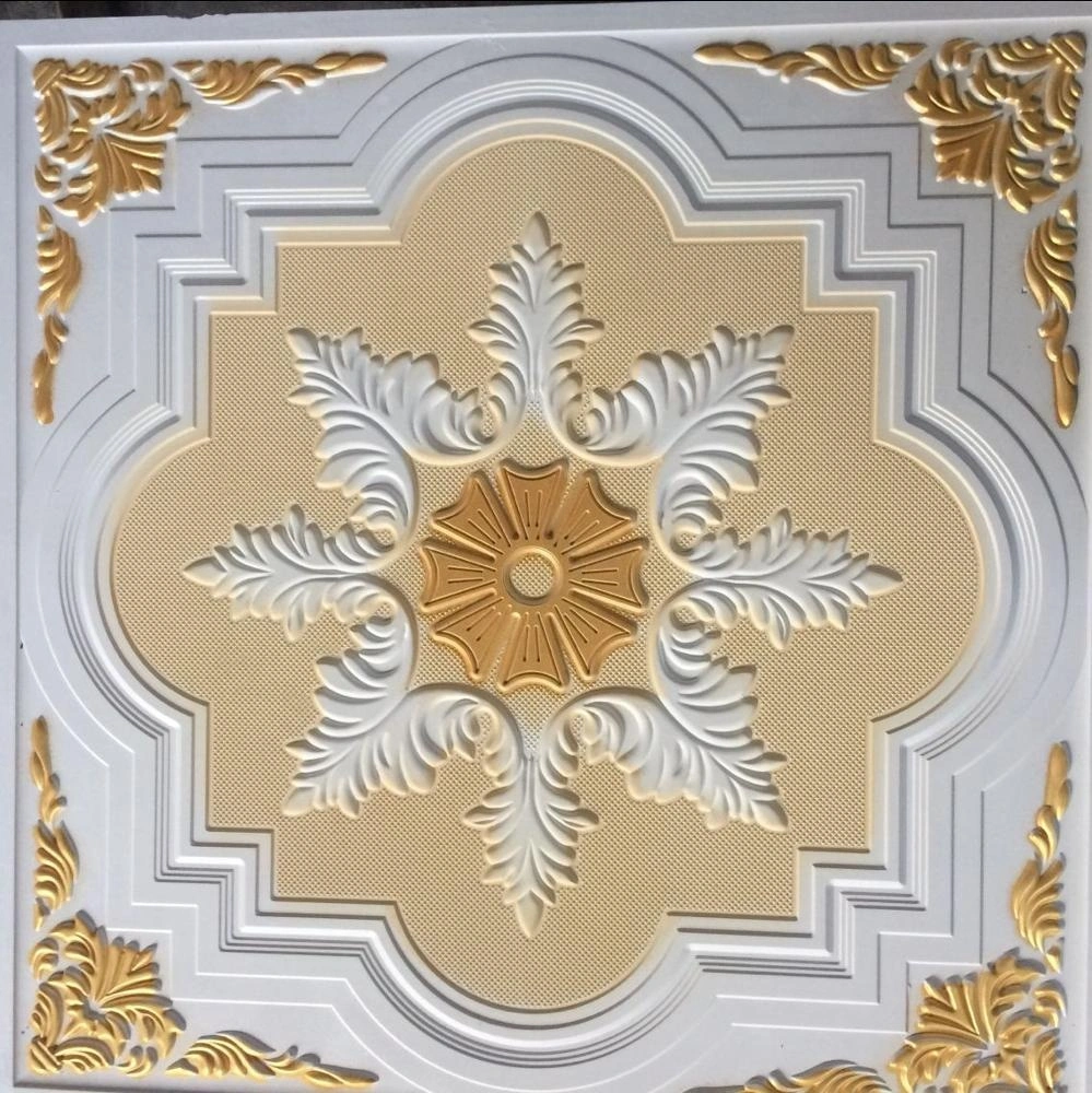 Somalia 60X60cm Fireproof Decor Fiberglass Reinforce 3D Colored Grg Gypsum Ceiling