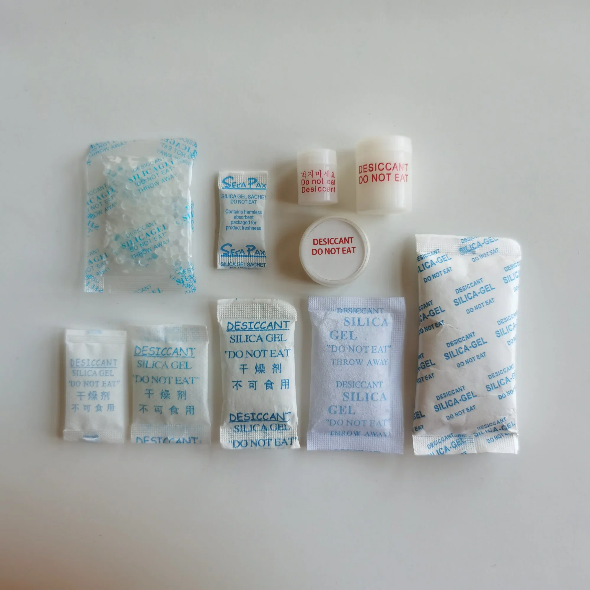 DMF Free High Absorptive 5g Pillow Pack Silica Gel Desiccant in Non-Woven Packet for Food Packaging