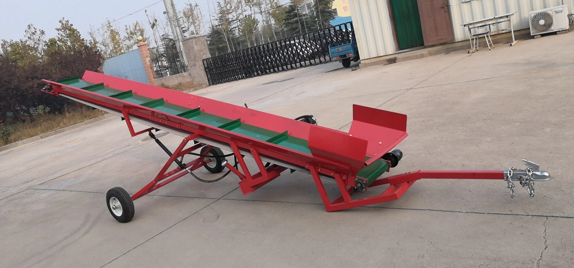 5m Gasoline Forestry Machinery Wood Conveyor