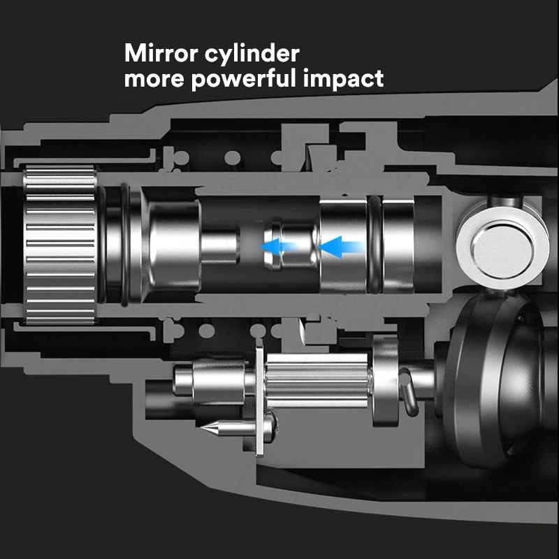 Populus nueva llegada martillo perforador de Calidad Industrial herramientas potencia 1600 W/28mm martillo eléctrico para el mercado de Pakistán