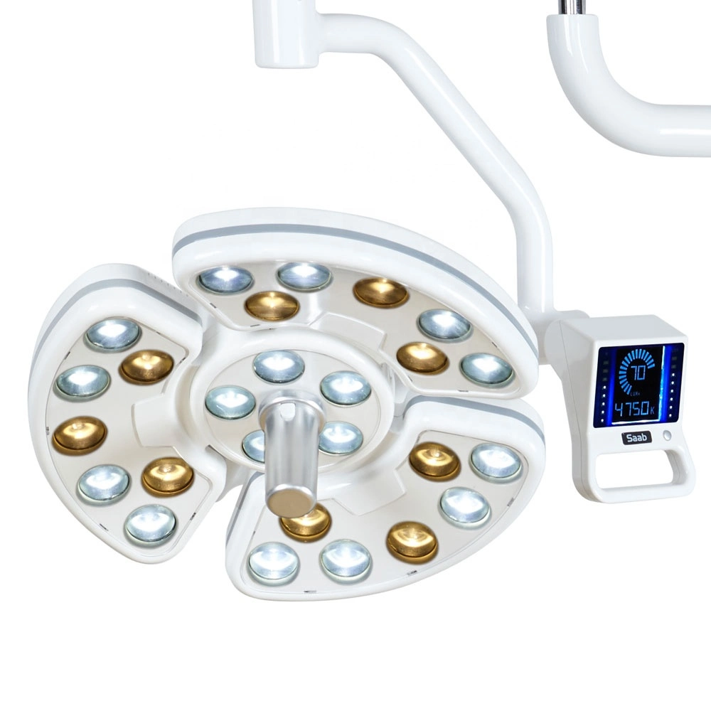 Dental lámpara LED montada en el techo Dental silla operación Iluminación para Implante de instrumento quirúrgico