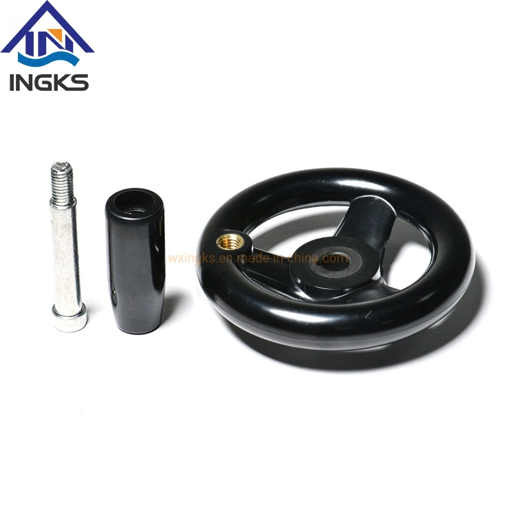 Ingks Rubber Wood Factory Supply Plastic Spoke Handwheels