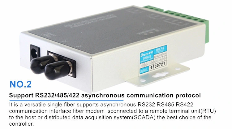 Active RS232/485/422 to Fiber Optic Transceiver Industrial Grade 232 Fiber Optic Transceiver