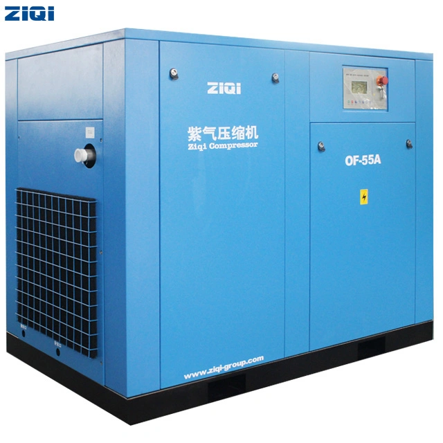 Air Cooling Medical 75 Kilowatt 100 Horsepower Rotary Screw Air Compressor