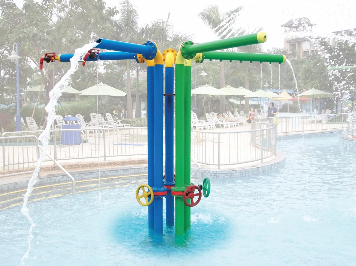 Popular Fibreglass Galvanized Steel Pipe Spray Toys for Kids Swimming Piscina