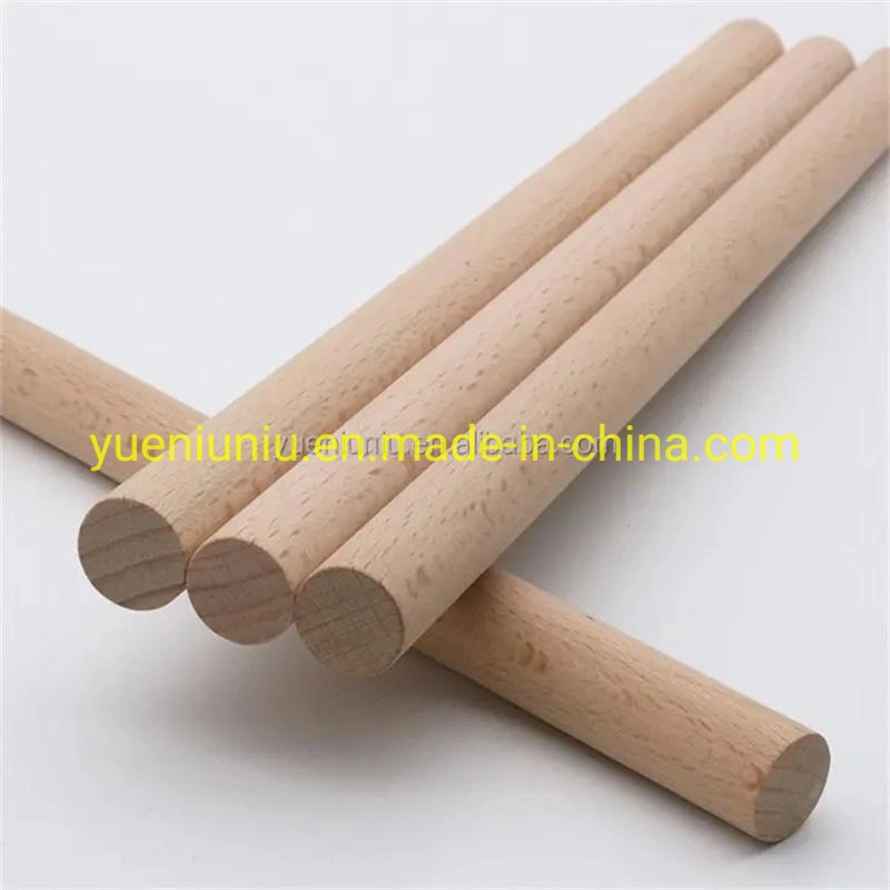 Manufacturer Wholesale/Supplier Beech Hardwood Stick Furniture Accessories Round Wood Solid Decoration Souvenir Modern Wood Craft Support