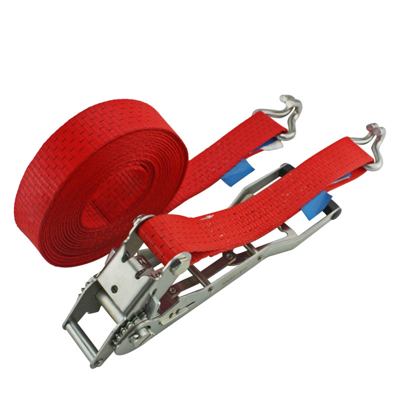 Heavy Duty Polyester Cargo Control Ratchet Tie Down Straps