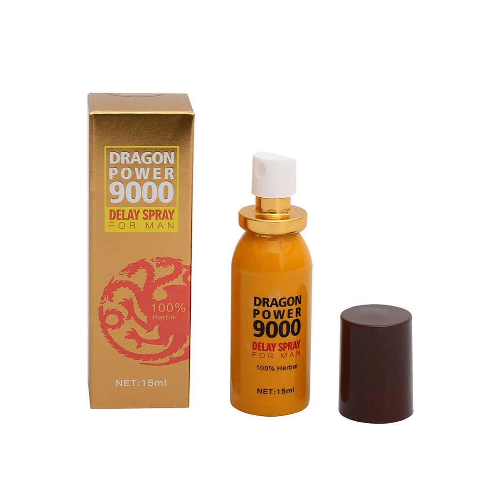 Dragon Power 9000 Pure Herbal Formula Delay Spray tiempo prolongado Sexo Spray para hombres