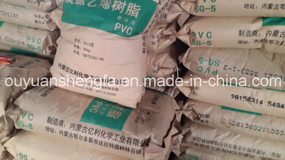 PVC Resin Sg5 for Making Pipe