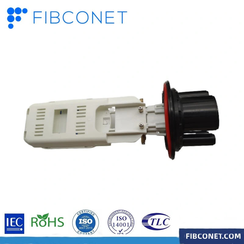 FTTH 24 Cores Waterproof Outdoor 1in 4 out ABS/PP/PC 24/72/48/96 Cores Optical Fiber Optic Splice Closure