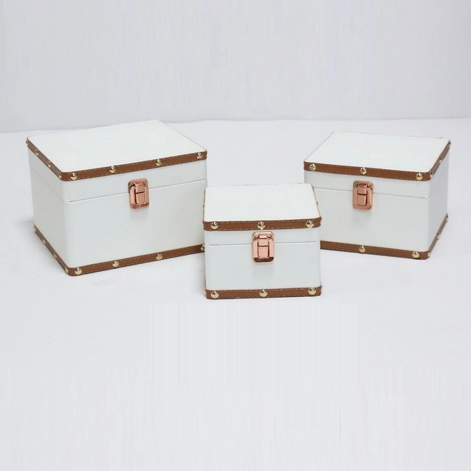 New Custom African Jewelry Sets MDF Wooden Packing Tea Gift Box