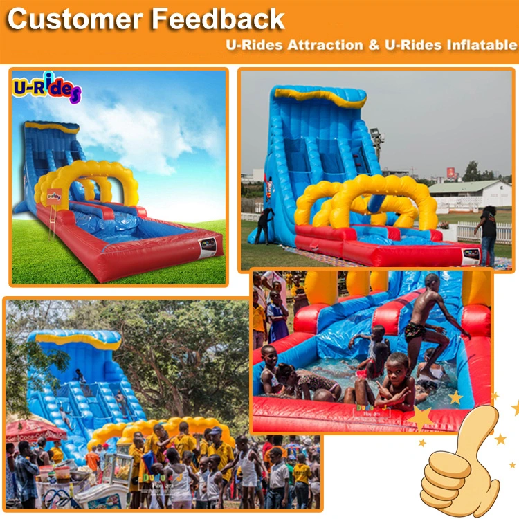 15 meter superman Inflatable Water slide inflatable slide for sale