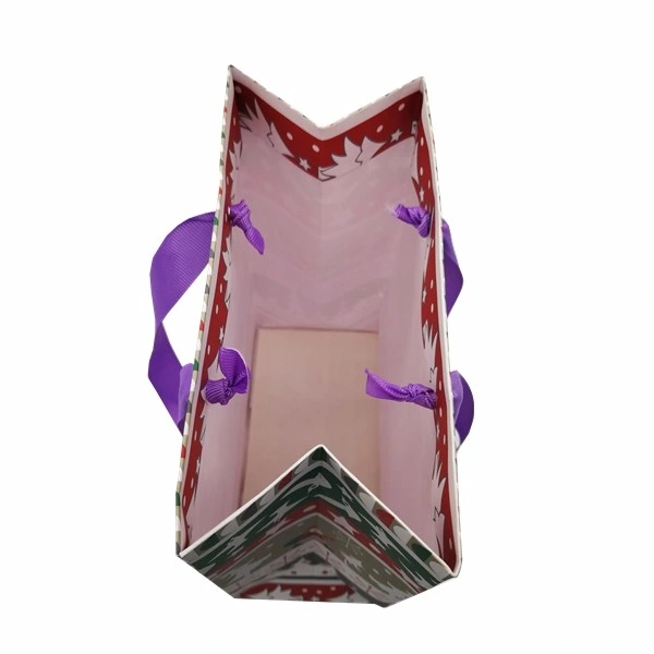 Wholesale/Supplier Cheap High quality/High cost performance  Christmas Gift Paper Bag with Handle