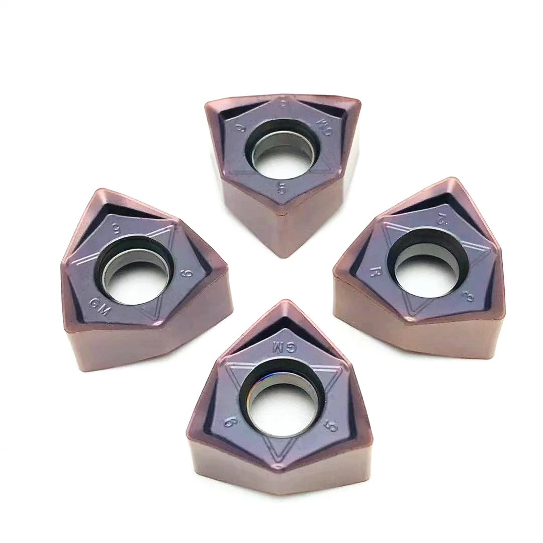 Wnmu080608 GM 100% Original High quality/High cost performance  Double-Sided Hexagonal 90 Degree Right Angle Fast Forward CNC Carbide Turning Tool Wnmu