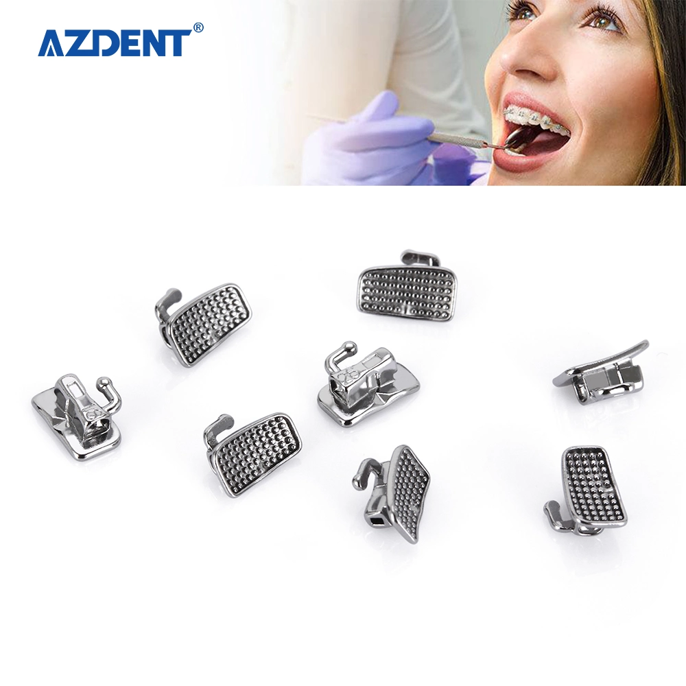 Azdent Orthodontic Single-Bondable Dental Monoblock Bukkale Tube Mbt 0 022 200PCS/Karton