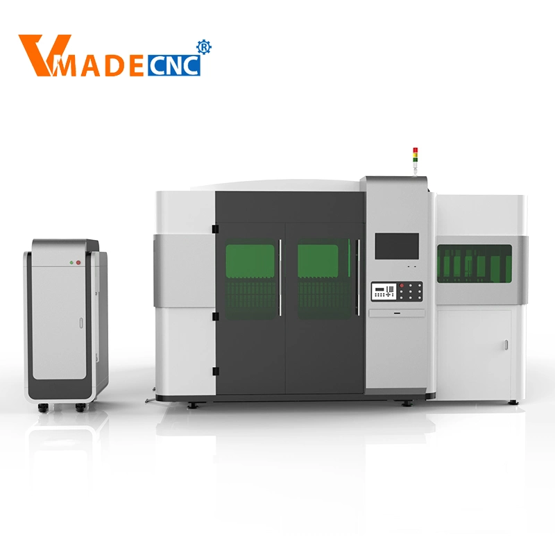 3000W Full Cover Metal Sheet Tube Pipe Fiber Laser Cutting Machine