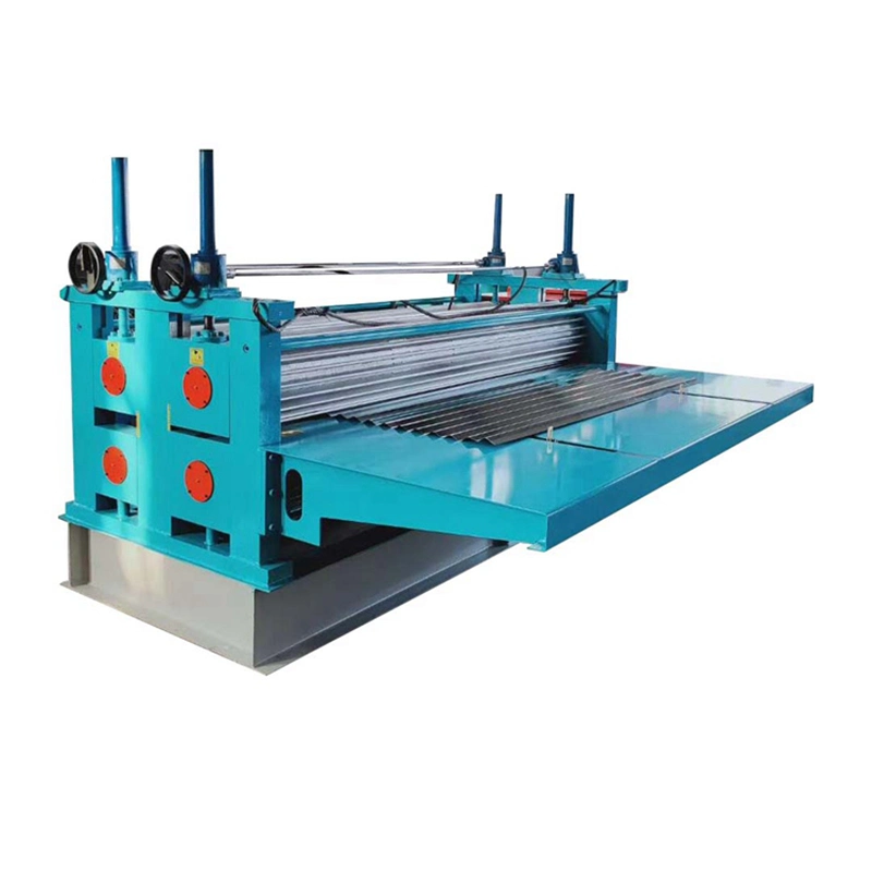 Zinc Barrel Corrugated Sheet Metal Roll Forming Machine Steel Barrel Corrugation Roof Sheet Production Line