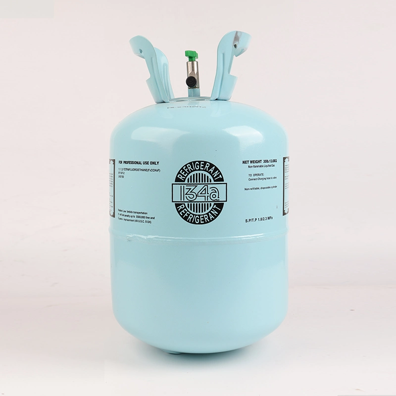 Factory High Purity Refrigerant Gas R134A 13.6kg for Flame Rtardants in Cosmetics and Cleaning Industries