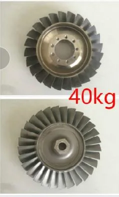 El vacío de la turbina de fundiciones de acero inoxidable de disco utilizado para aviones ultraligeros