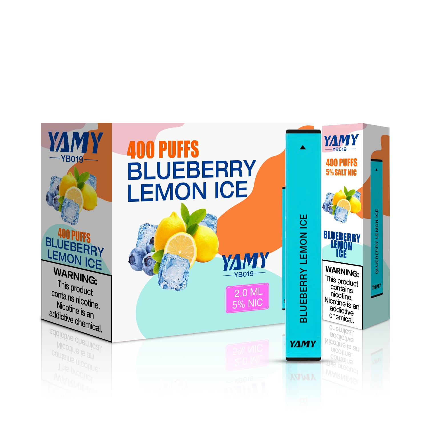 Quizz Yamy Yb019 400 Puffs Одноразовые устройства для пакетиков с 10 вкусов поддержки OEM и ODM