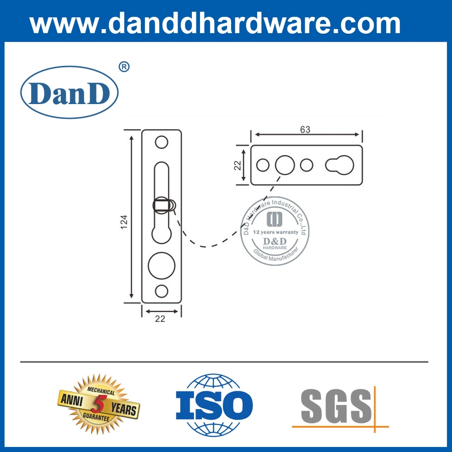 Factory Price Home Use SS304 Standard Security Door Chain Bolt