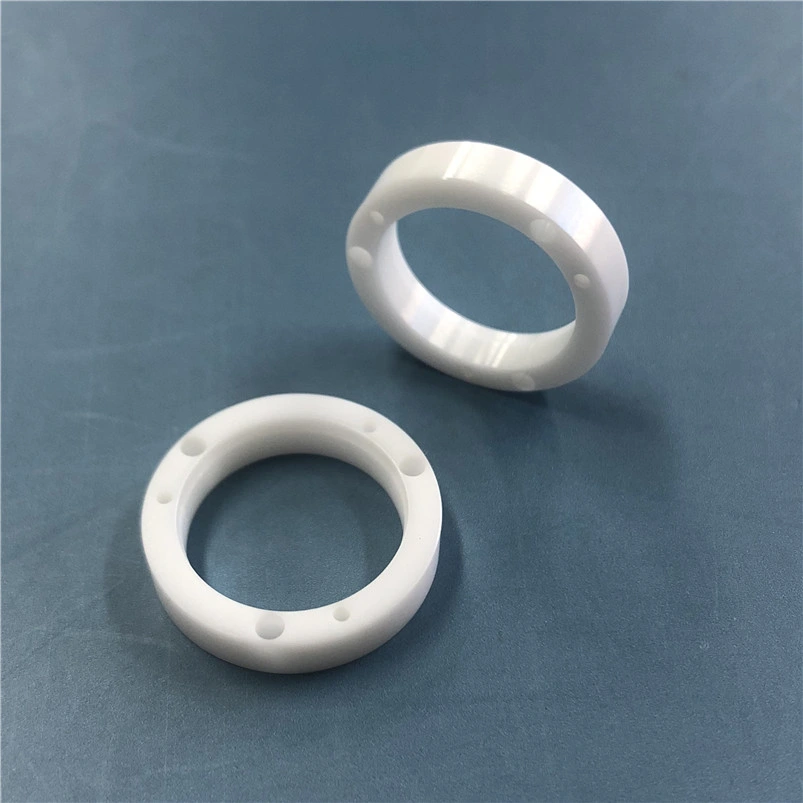 High Hardness Finish Processing Zirconia Ceramic Ring Wear-Resistant Insulation Ceramic Parts Sealing Gasket Support to Map Customization